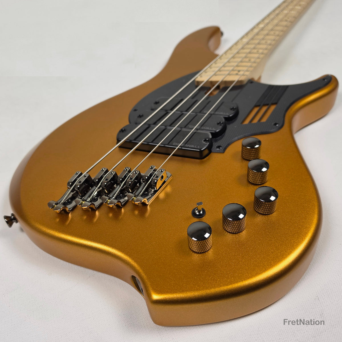 Dingwall NG3 4-String Matte Gold Metallic w/ Bag - 8.50lbs 15598B