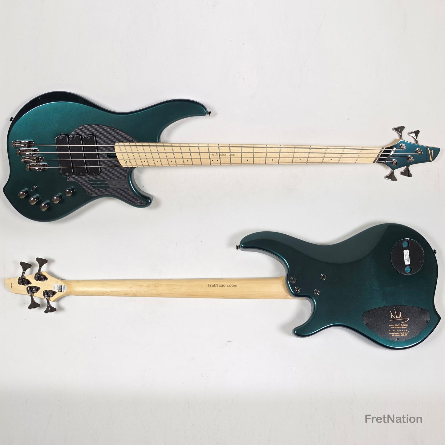 Dingwall Dingwall NG3 4-String BlackForest Green w/ Bag 8.42lbs 14184B - B-Stock