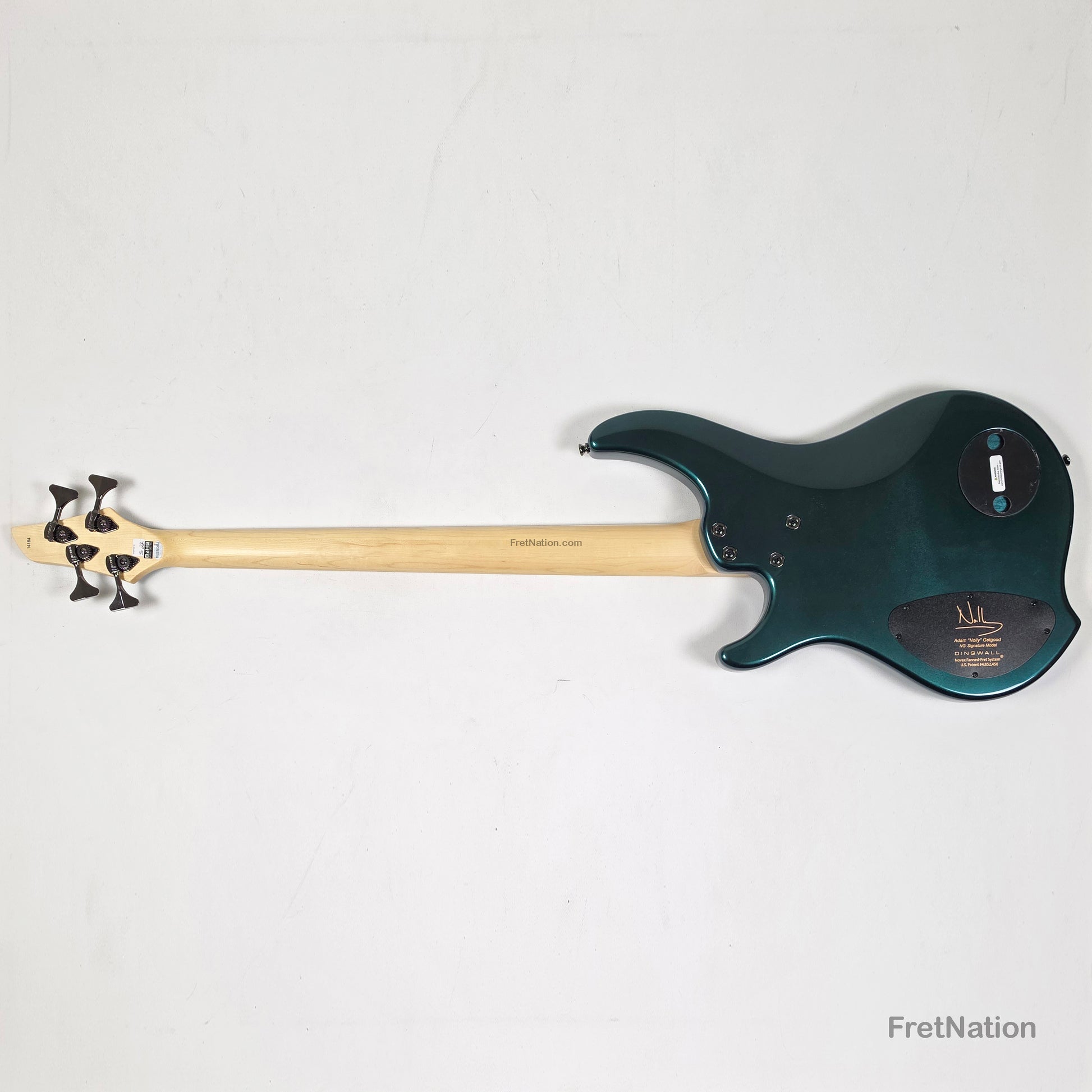 Dingwall Dingwall NG3 4-String BlackForest Green w/ Bag 8.42lbs 14184B - B-Stock