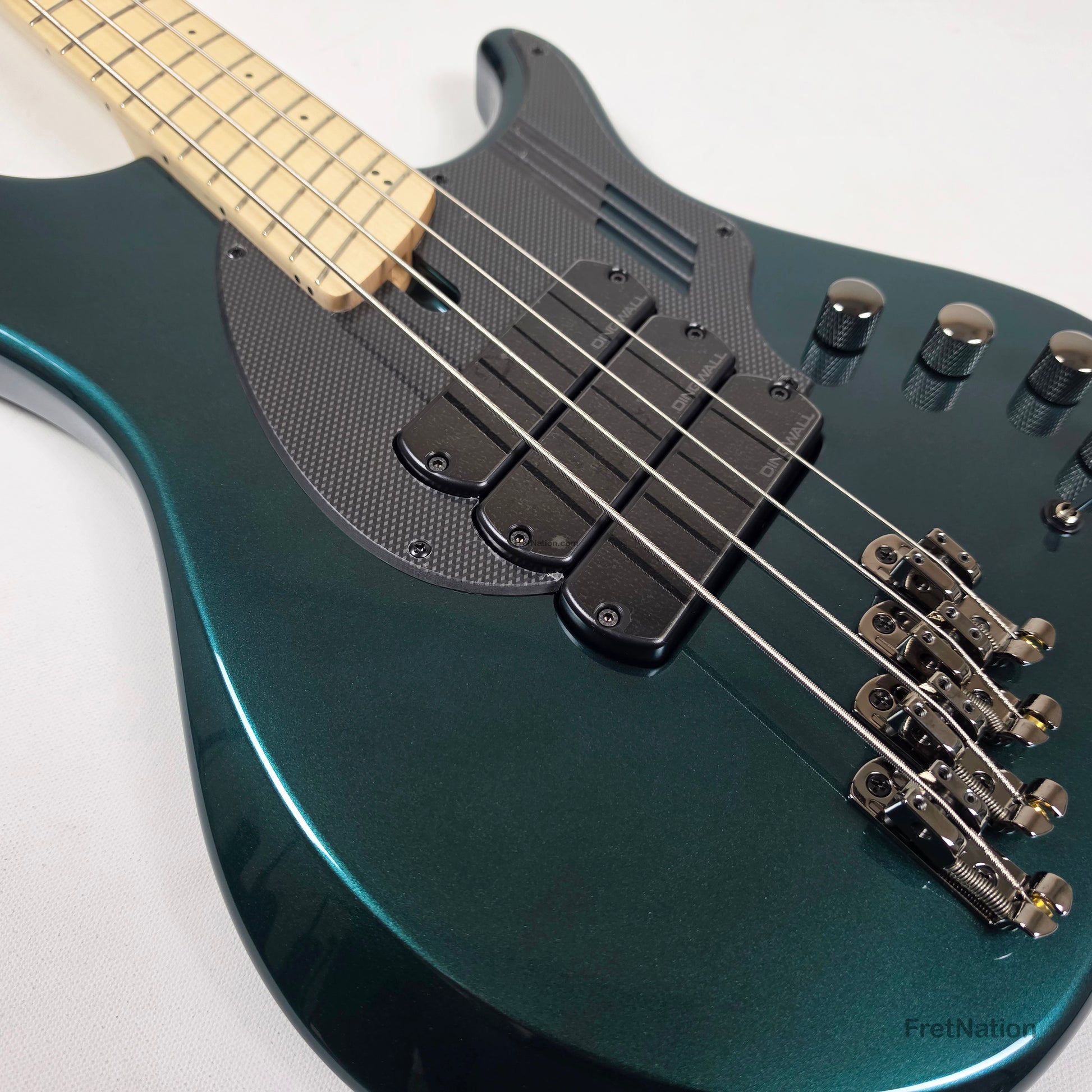Dingwall Dingwall NG3 4-String BlackForest Green w/ Bag 8.42lbs 14184B - B-Stock
