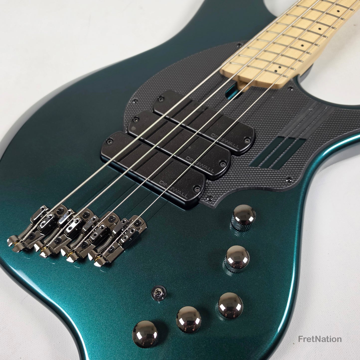 Dingwall Dingwall NG3 4-String BlackForest Green w/ Bag 8.42lbs 14184B - B-Stock