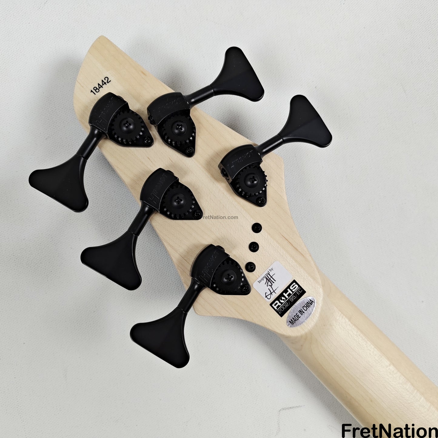 Dingwall Dingwall NG3 5-String Metallic Black Fanned Fret Multi-Scale - 8.98lbs #18442B B-Stock