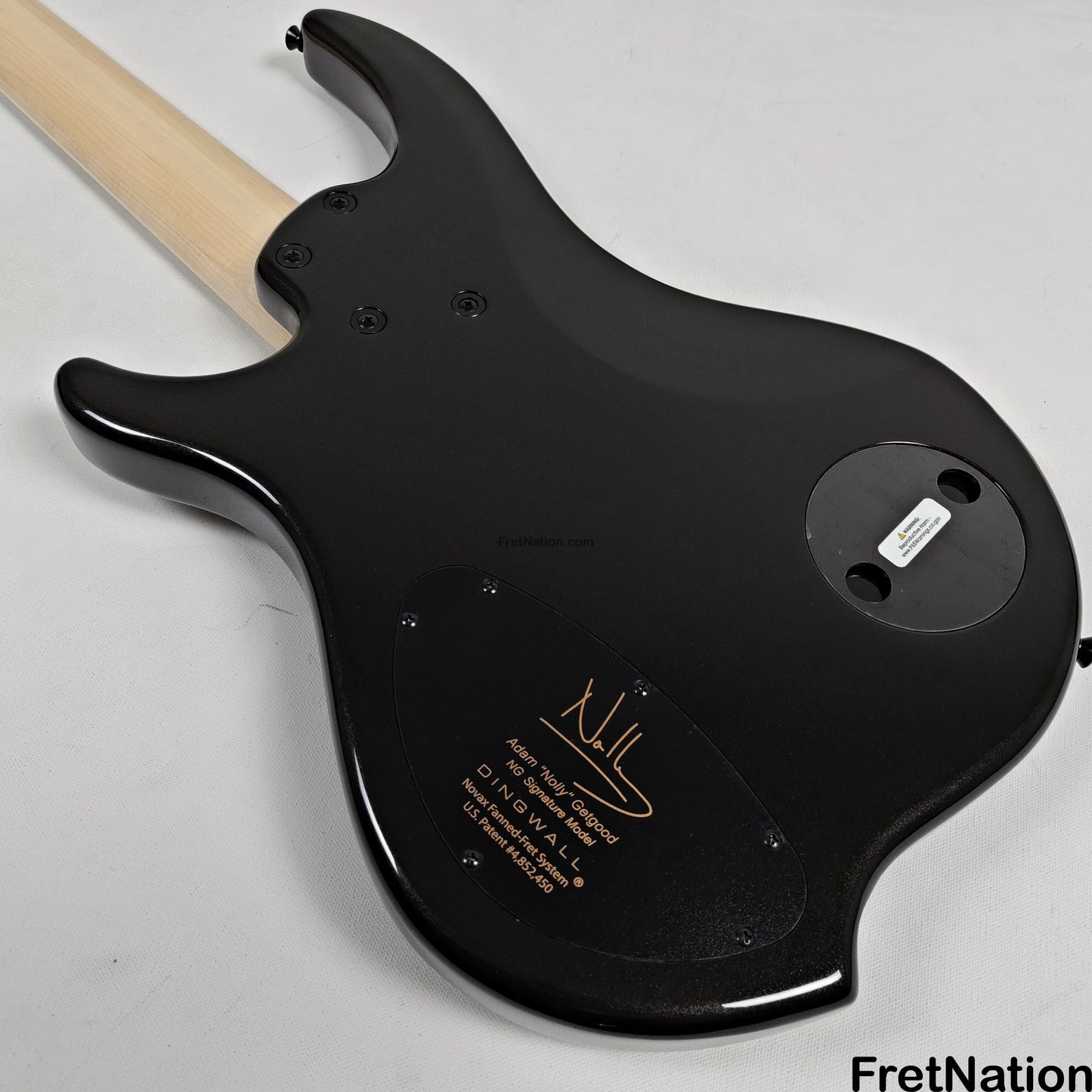 Dingwall Dingwall NG3 5-String Metallic Black Fanned Fret Multi-Scale - 8.98lbs #18442B B-Stock