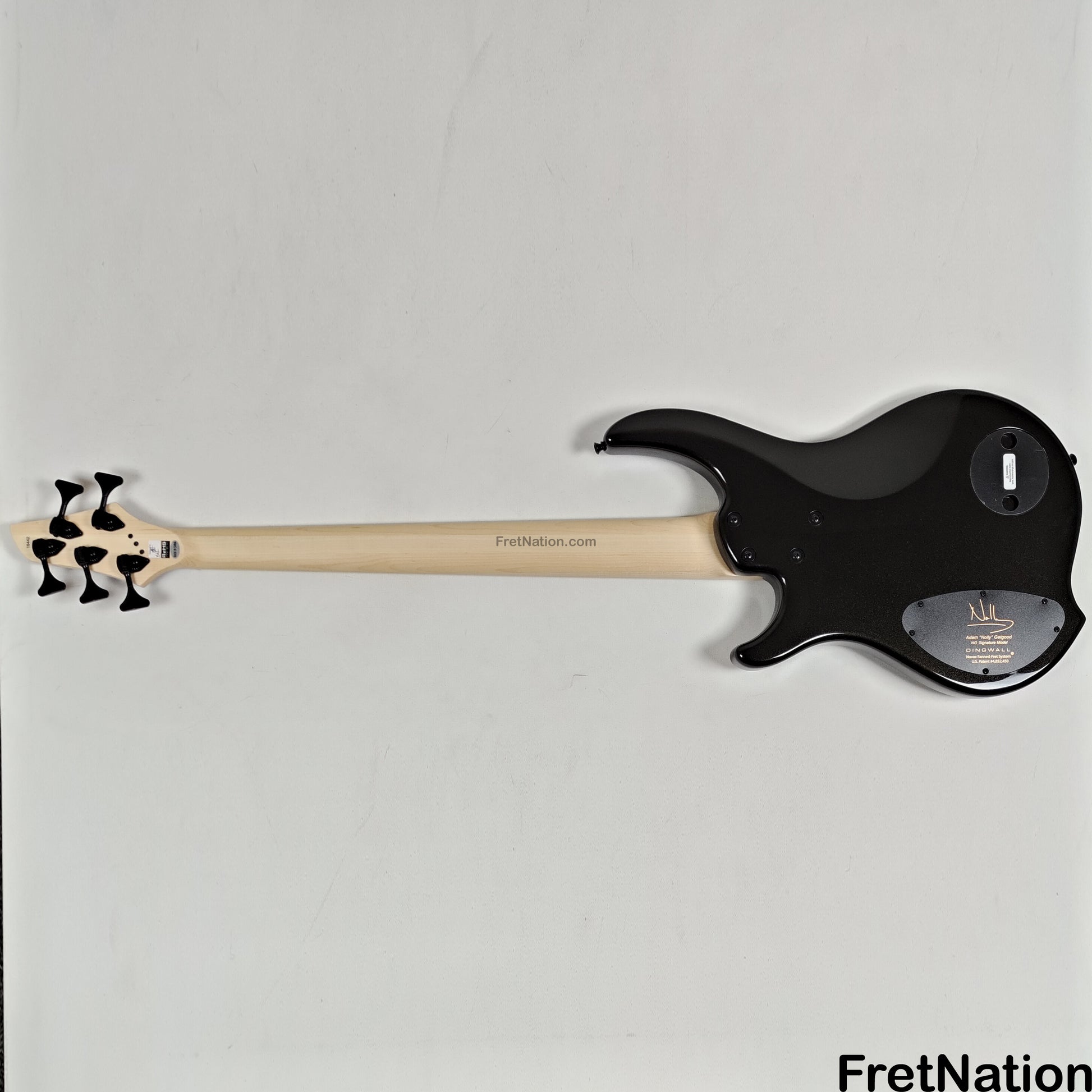 Dingwall Dingwall NG3 5-String Metallic Black Fanned Fret Multi-Scale - 8.98lbs #18442B B-Stock