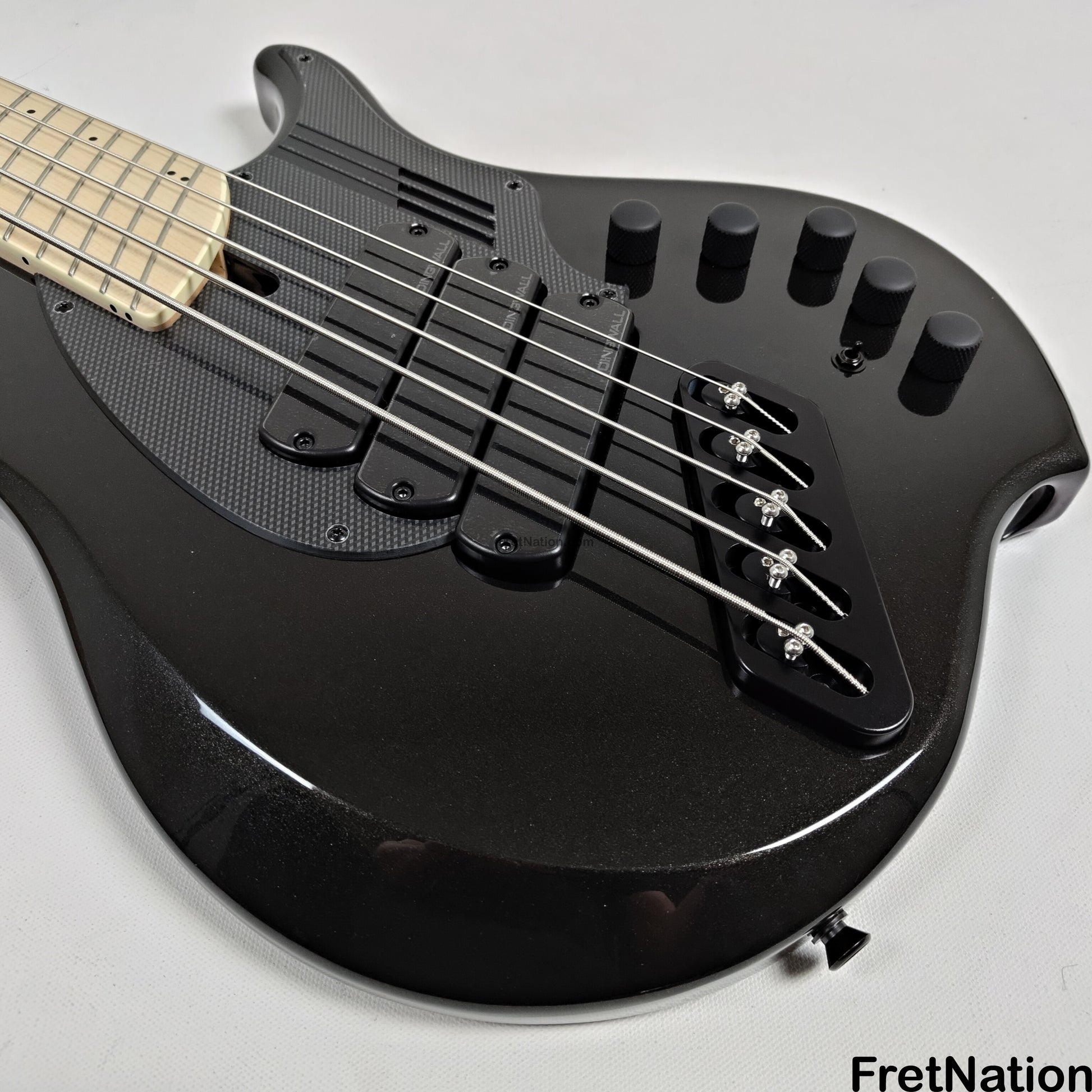 Dingwall Dingwall NG3 5-String Metallic Black Fanned Fret Multi-Scale - 8.98lbs #18442B B-Stock
