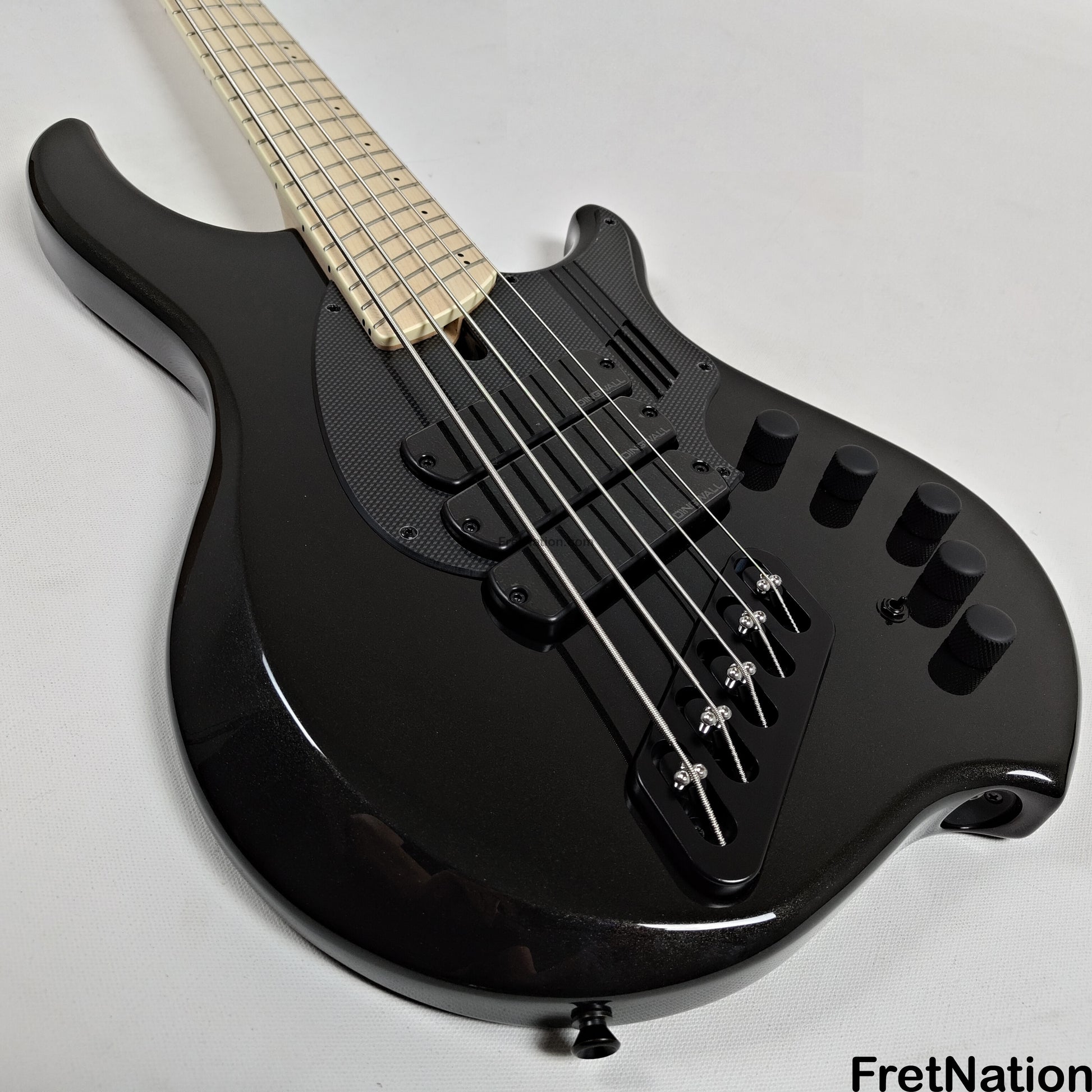 Dingwall Dingwall NG3 5-String Metallic Black Fanned Fret Multi-Scale - 8.98lbs #18442B B-Stock