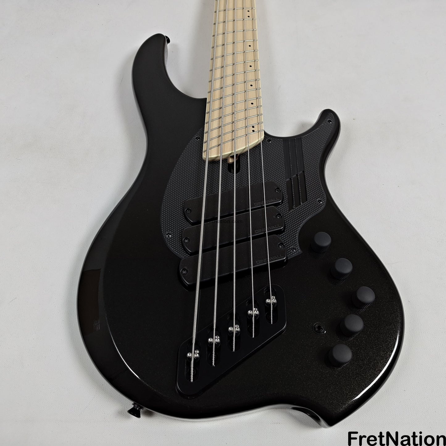 Dingwall Dingwall NG3 5-String Metallic Black Fanned Fret Multi-Scale - 8.98lbs #18442B B-Stock