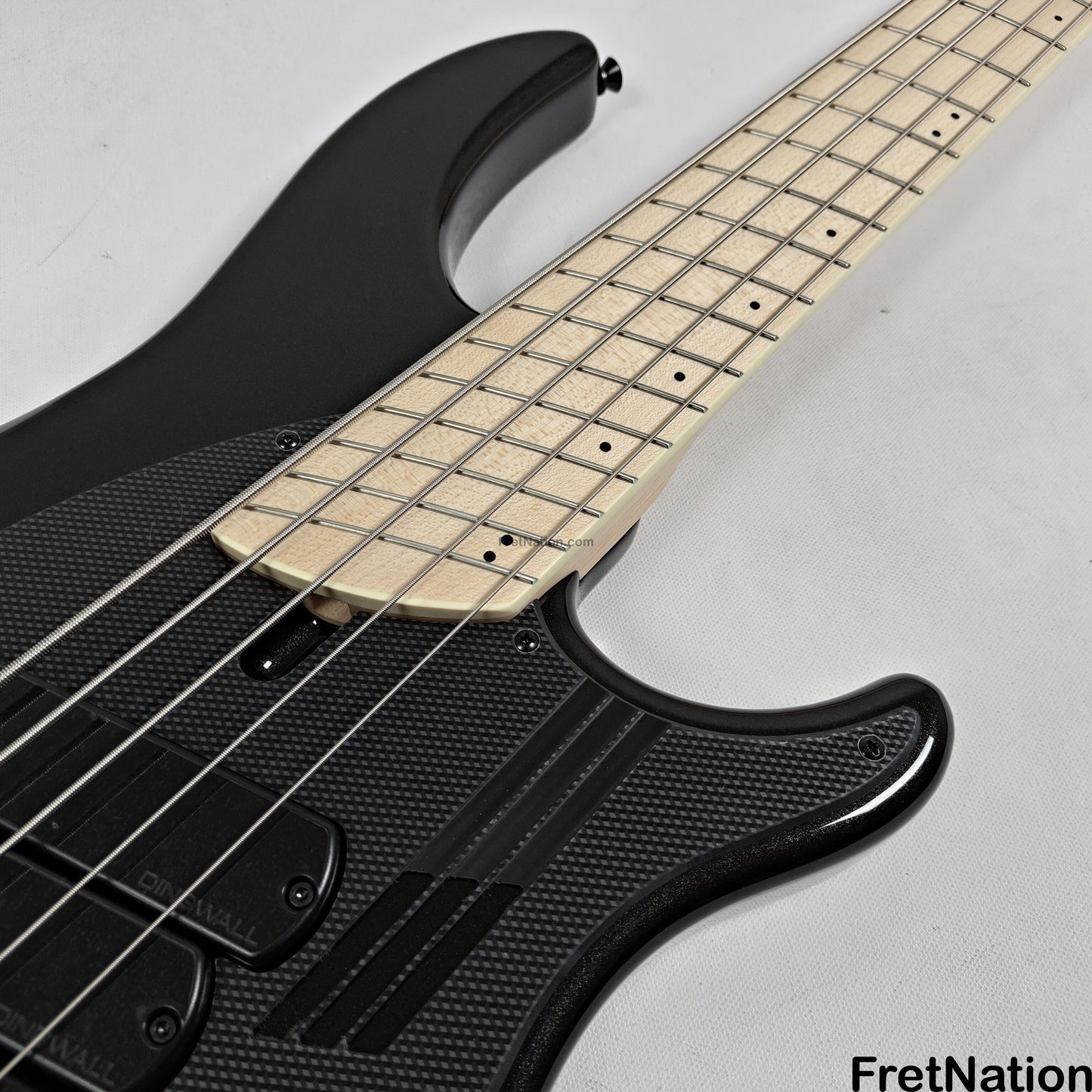 Dingwall Dingwall NG3 5-String Metallic Black Fanned Fret Multi-Scale - 8.98lbs #18442B B-Stock