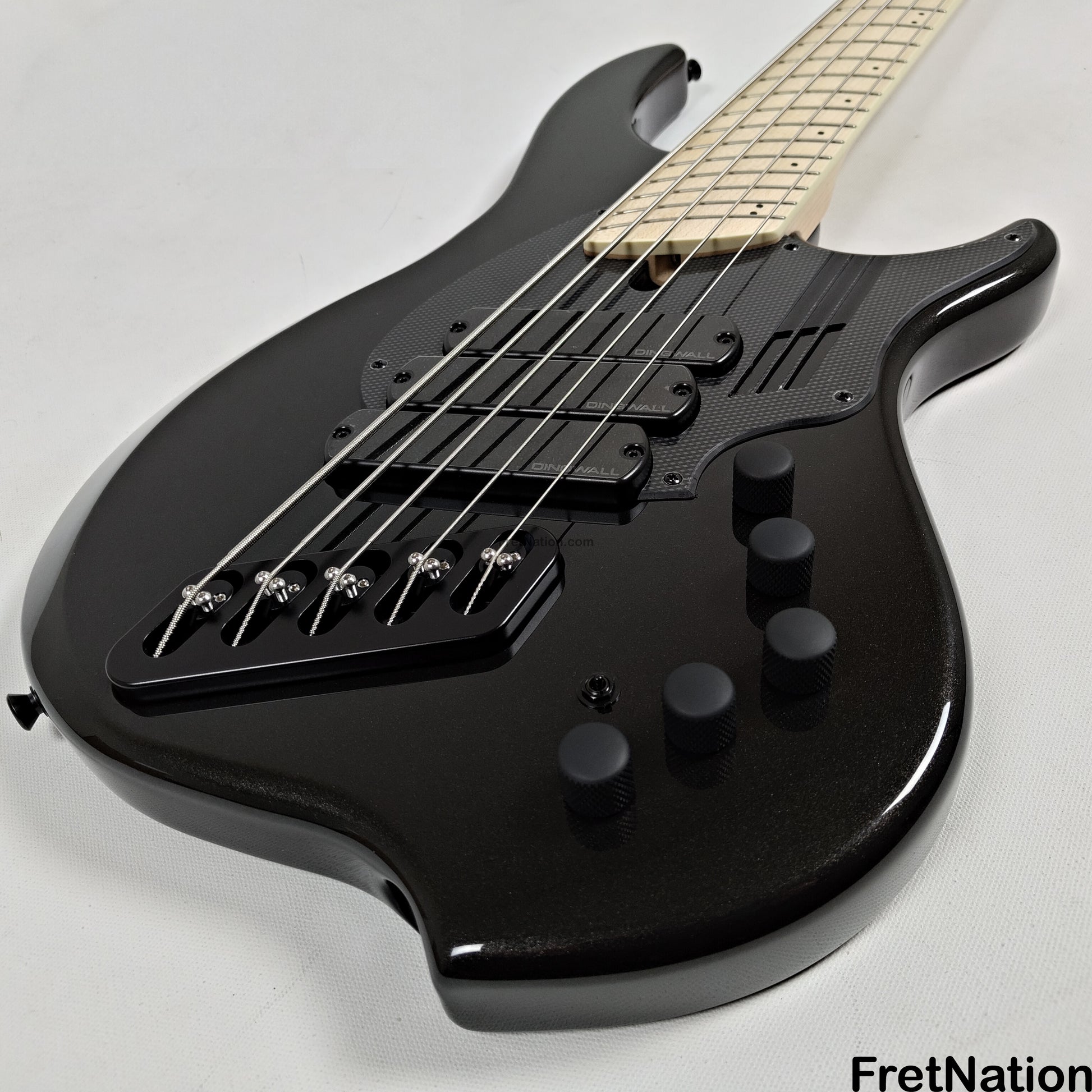 Dingwall Dingwall NG3 5-String Metallic Black Fanned Fret Multi-Scale - 8.98lbs #18442B B-Stock