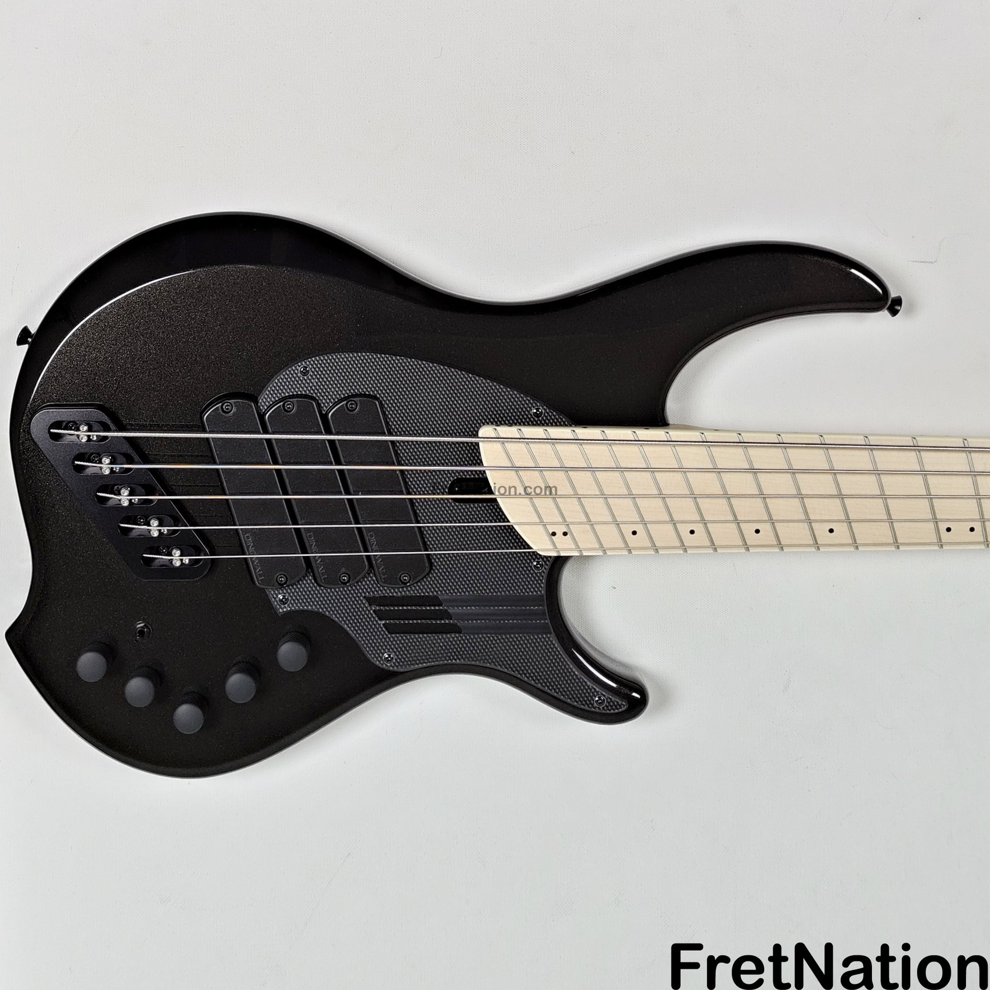 Dingwall Dingwall NG3 5-String Metallic Black Fanned Fret Multi-Scale - 8.98lbs #18442B B-Stock