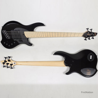 Dingwall Dingwall NG3 5-String Metallic Black Fanned Fret Multi-Scale - 9.14lbs #20928B B-Stock
