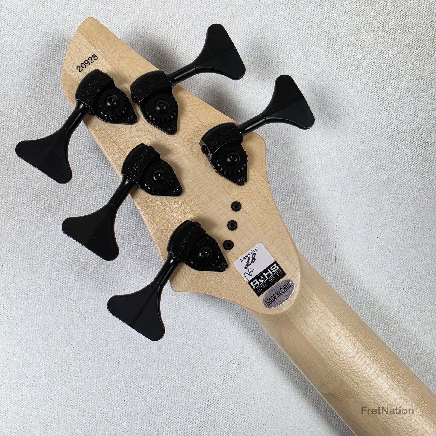 Dingwall Dingwall NG3 5-String Metallic Black Fanned Fret Multi-Scale - 9.14lbs #20928B B-Stock