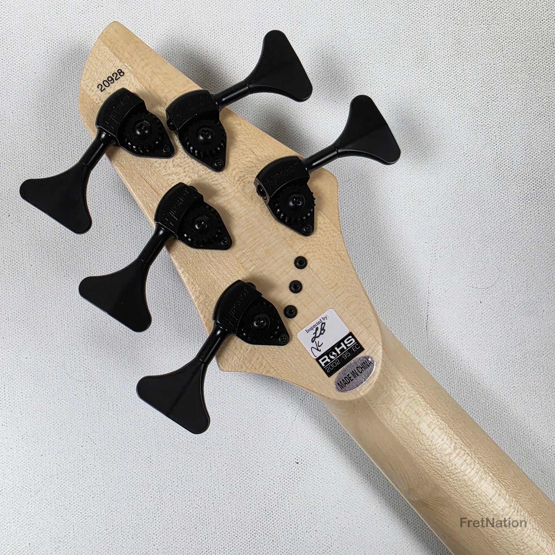 Dingwall Dingwall NG3 5-String Metallic Black Fanned Fret Multi-Scale - 9.14lbs #20928B B-Stock
