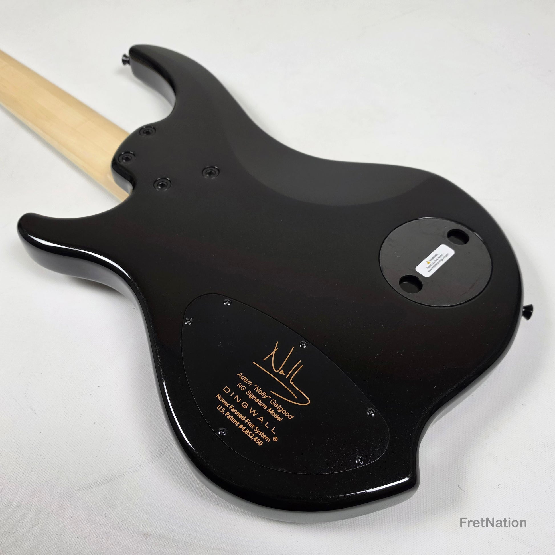 Dingwall Dingwall NG3 5-String Metallic Black Fanned Fret Multi-Scale - 9.14lbs #20928B B-Stock