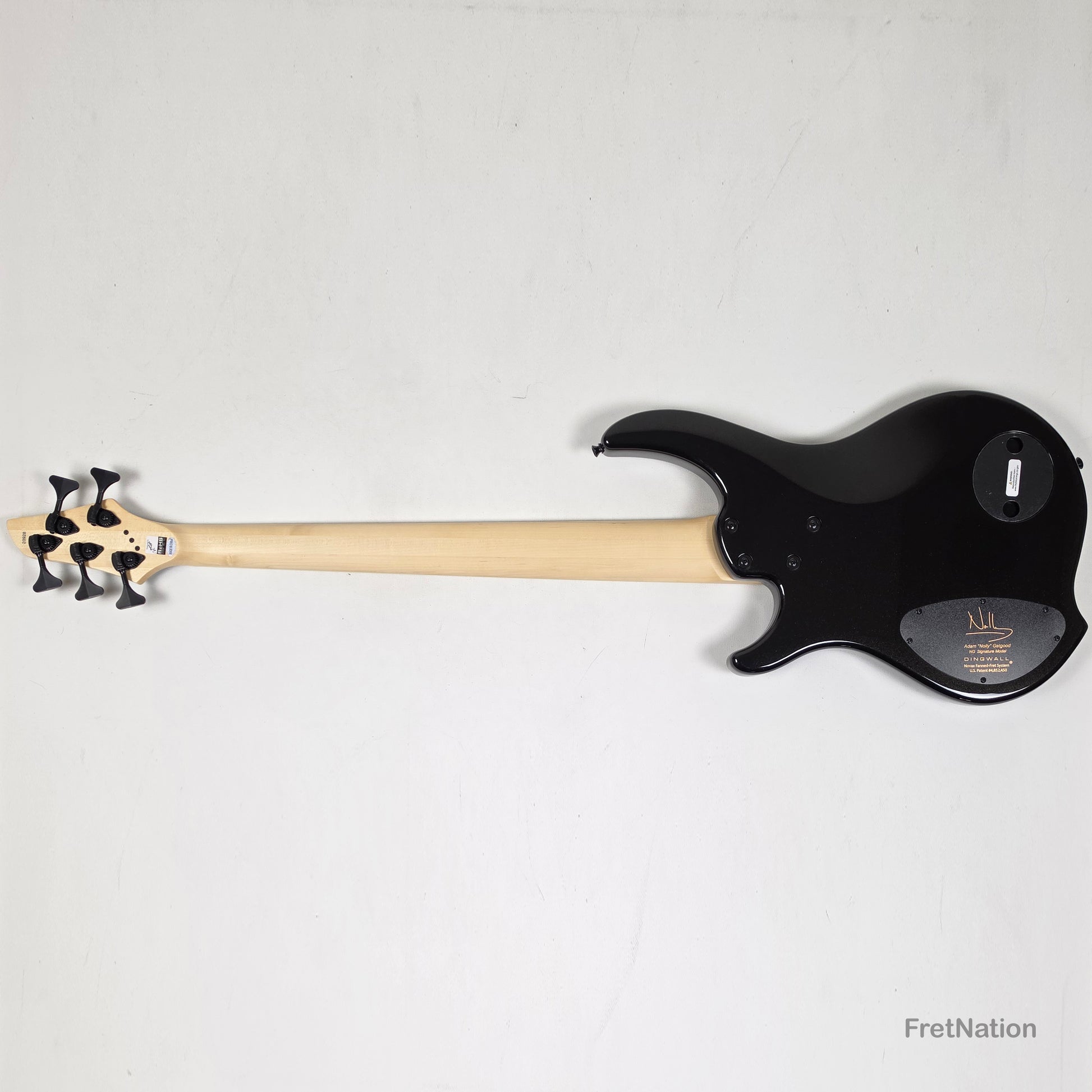 Dingwall Dingwall NG3 5-String Metallic Black Fanned Fret Multi-Scale - 9.14lbs #20928B B-Stock