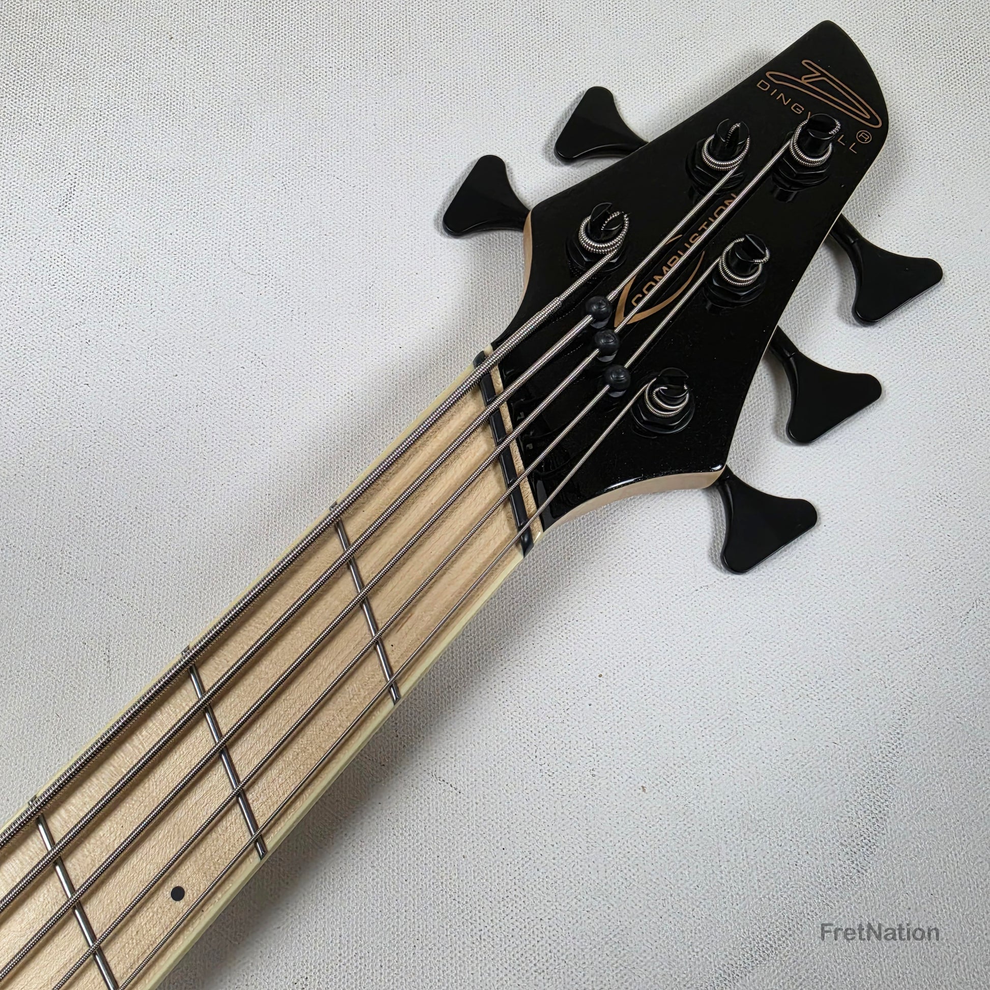 Dingwall Dingwall NG3 5-String Metallic Black Fanned Fret Multi-Scale - 9.14lbs #20928B B-Stock