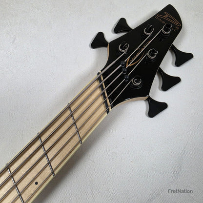 Dingwall Dingwall NG3 5-String Metallic Black Fanned Fret Multi-Scale - 9.14lbs #20928B B-Stock