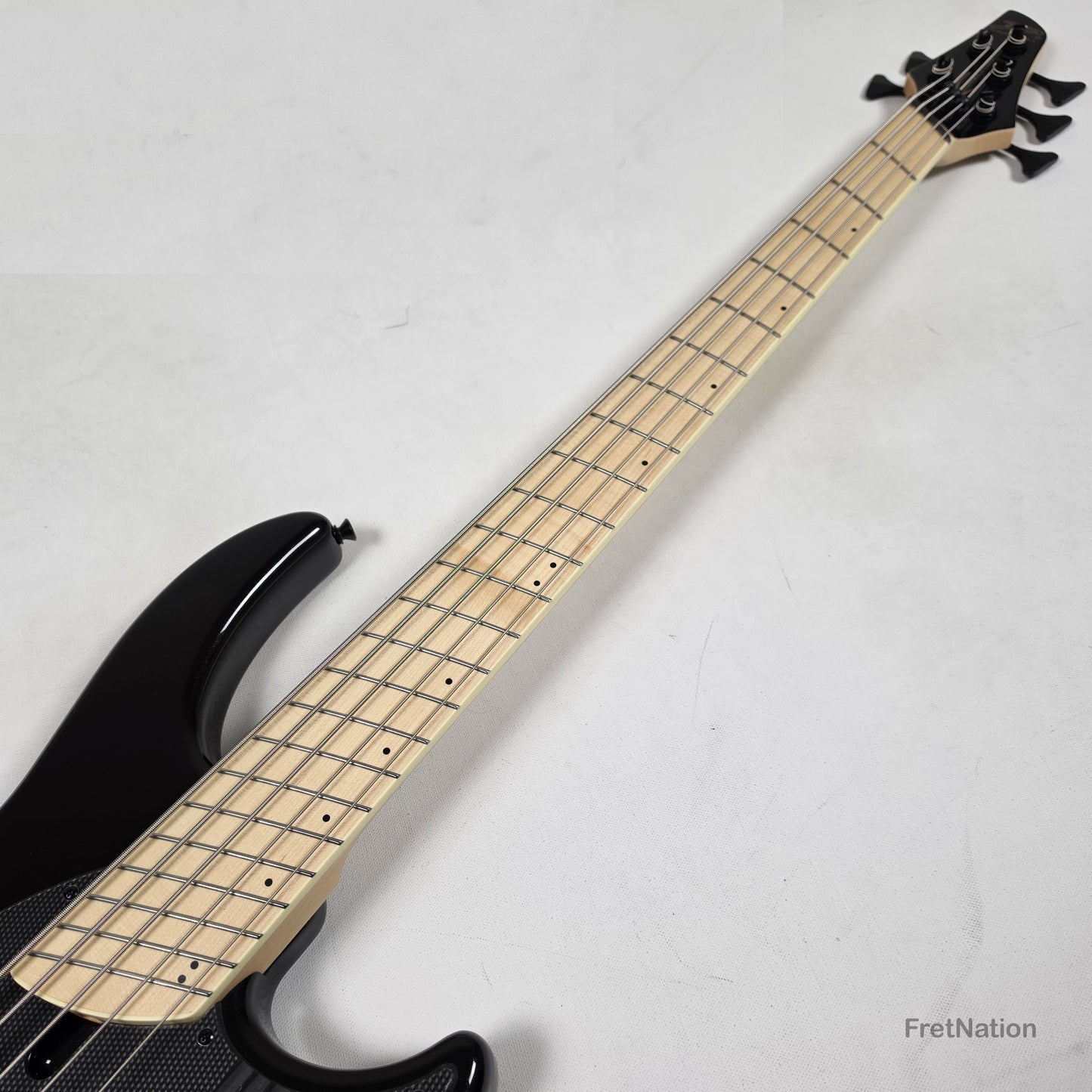 Dingwall Dingwall NG3 5-String Metallic Black Fanned Fret Multi-Scale - 9.14lbs #20928B B-Stock