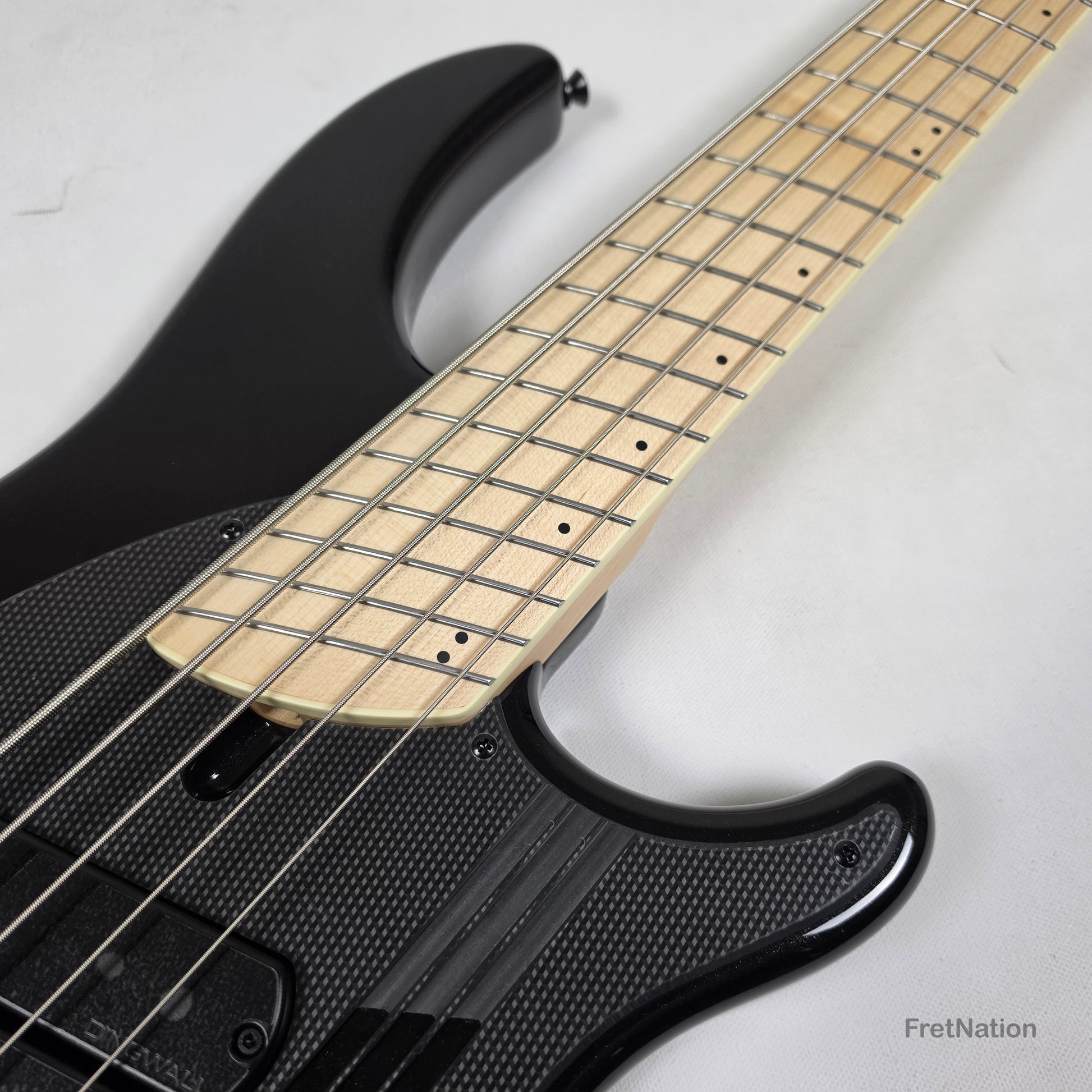 Dingwall Dingwall NG3 5-String Metallic Black Fanned Fret Multi-Scale - 9.14lbs #20928B B-Stock