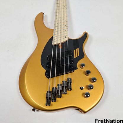 Dingwall Dingwall NG3 5-String Matte Gold Metallic Bass w/ Bag 8.96lbs 17183