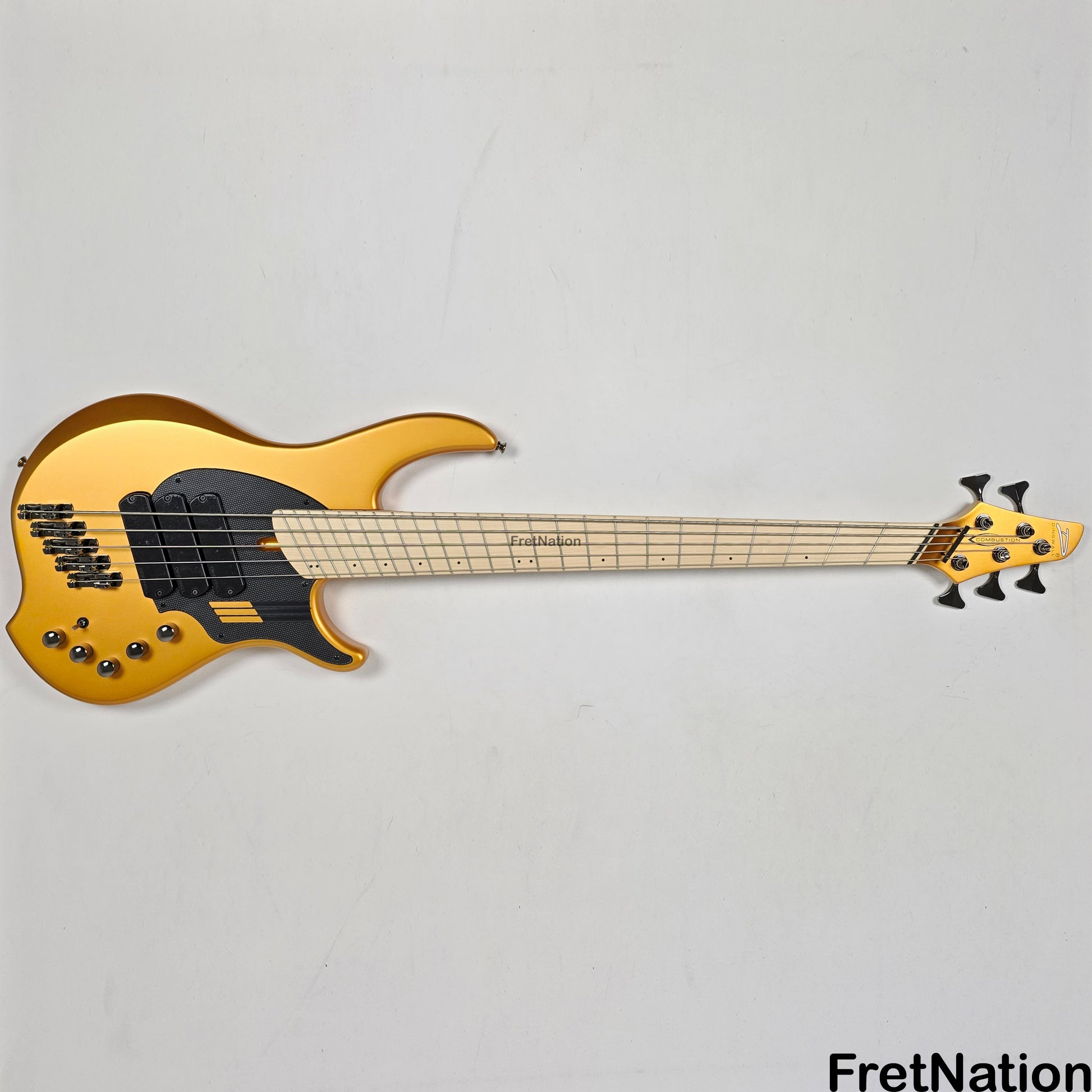 Dingwall Dingwall NG3 5-String Matte Gold Metallic Bass w/ Bag 8.96lbs 17183