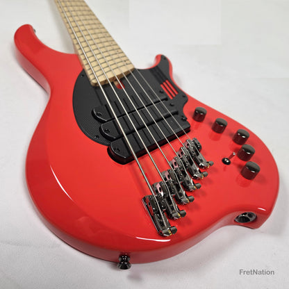 Dingwall Dingwall NG3 6-String Fiesta Red Bass w/ Bag 9.36lbs #18680B - B-Stock