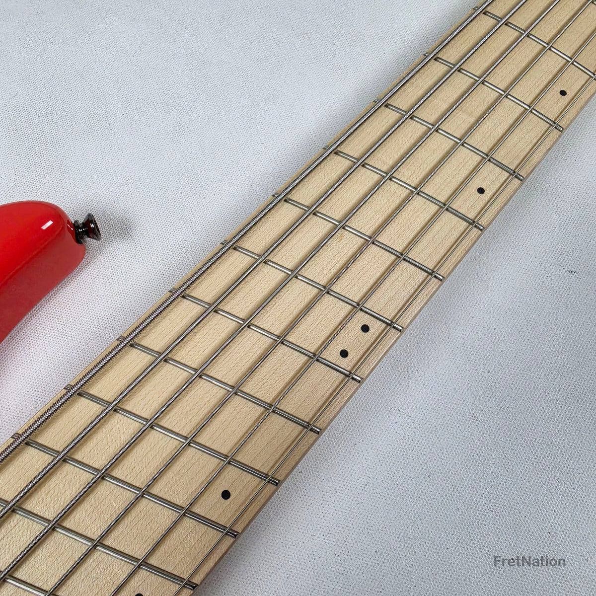 Dingwall Dingwall NG3 6-String Fiesta Red Bass w/ Bag 9.36lbs #18680B - B-Stock