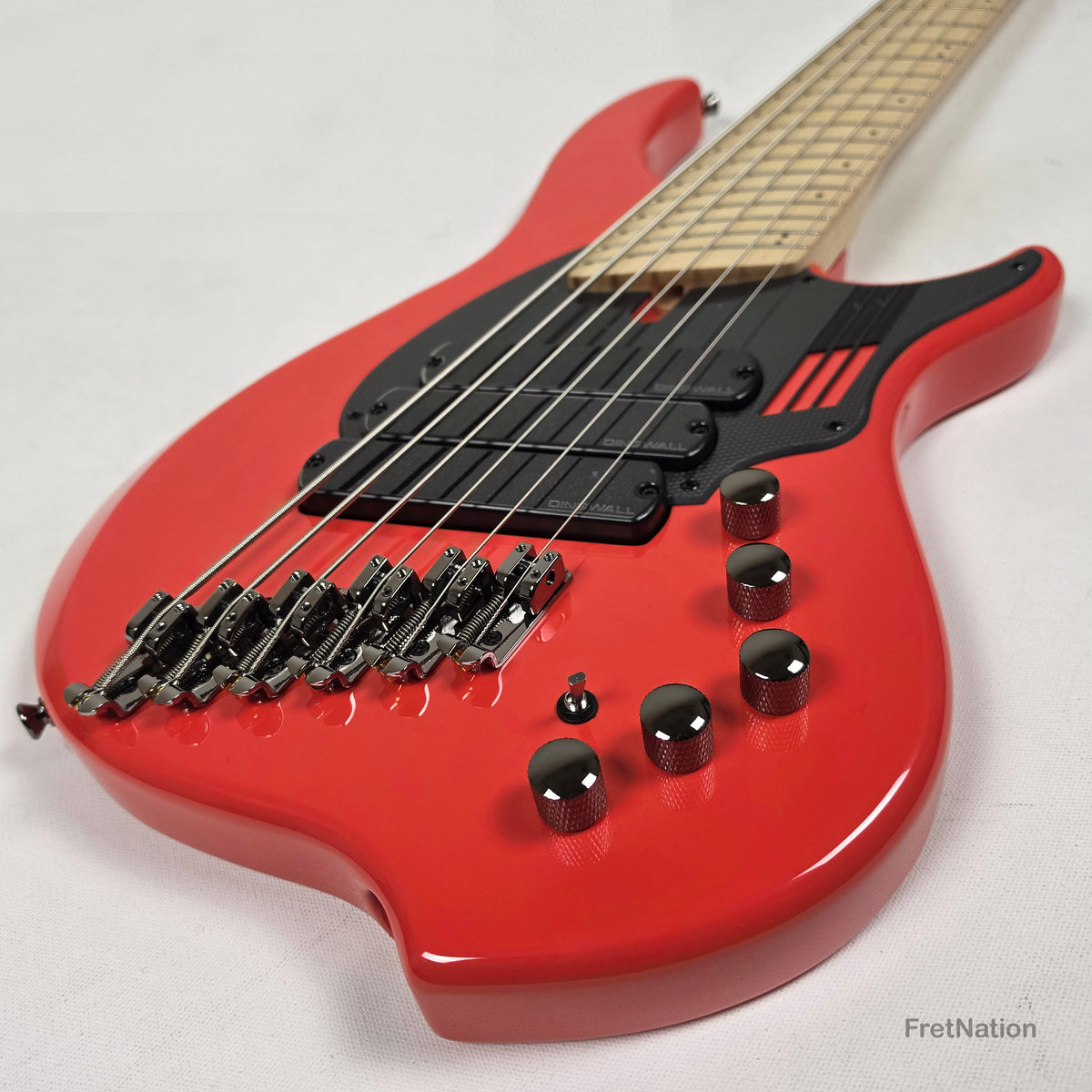 Dingwall Dingwall NG3 6-String Fiesta Red Bass w/ Bag 9.36lbs #18680B - B-Stock