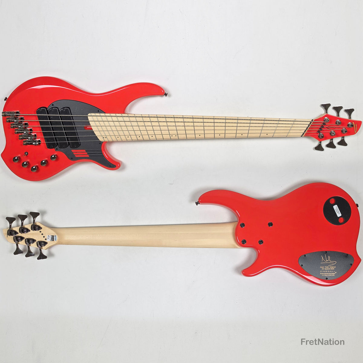 Dingwall Dingwall NG3 6-String Fiesta Red Bass w/ Bag 9.36lbs #18680B - B-Stock