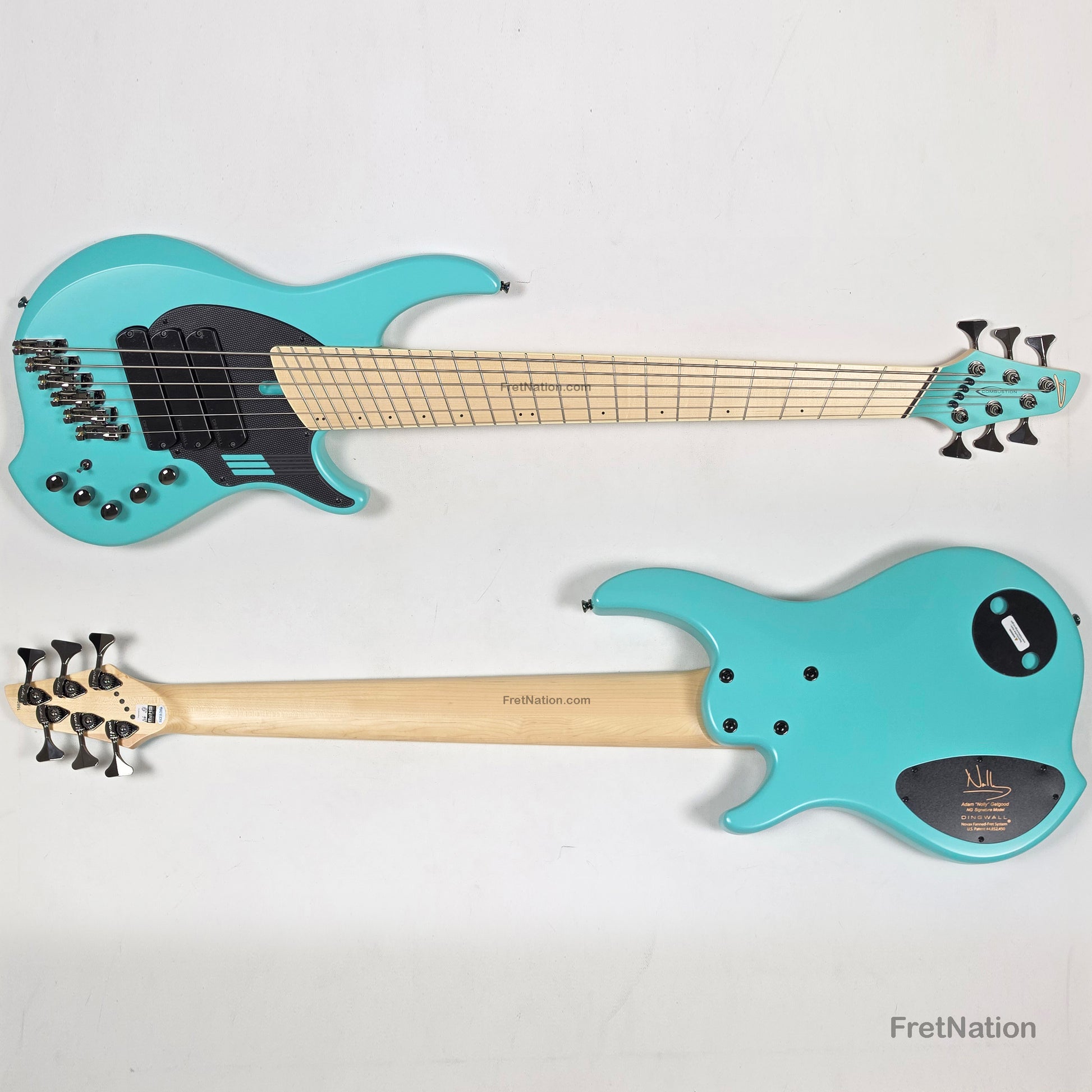 Dingwall Dingwall NG3 6-String Matte Celestial Blue Bass w/ Bag 9.74lbs #16891B - B-Stock
