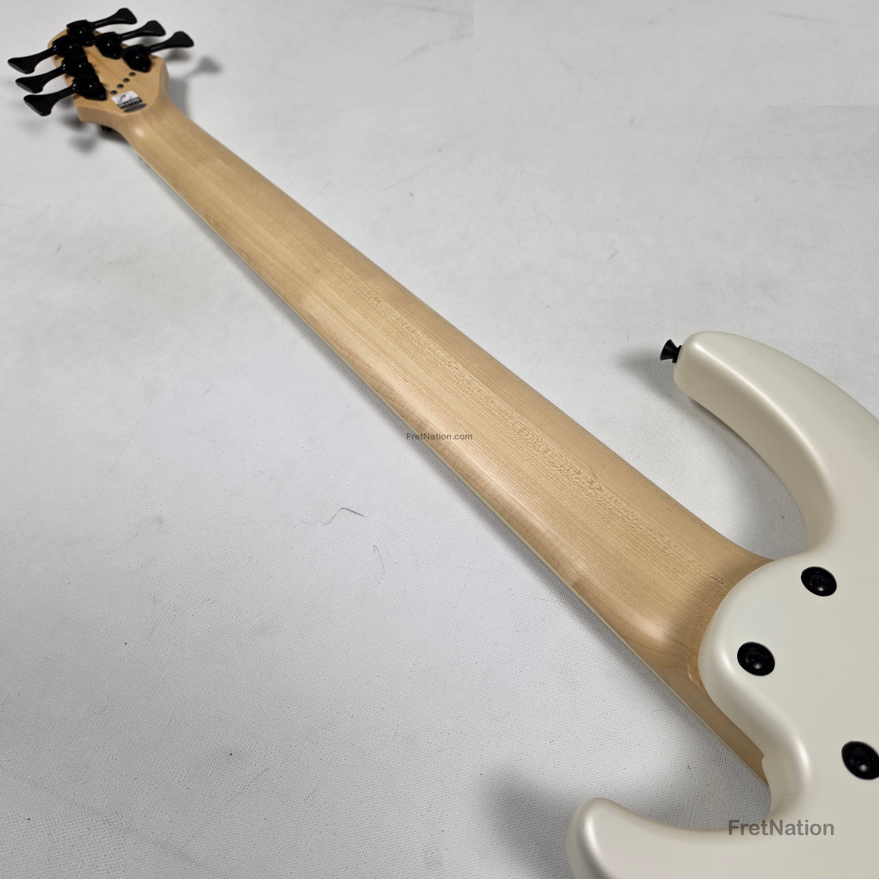 Dingwall NG3 6-String Matte Ducati White Pearl Bass w/ Bag 9.72lbs