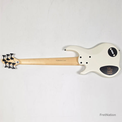 Dingwall Dingwall NG3 6-String Matte Ducati White Pearl Bass w/ Bag 9.72lbs #19965B B-Stock