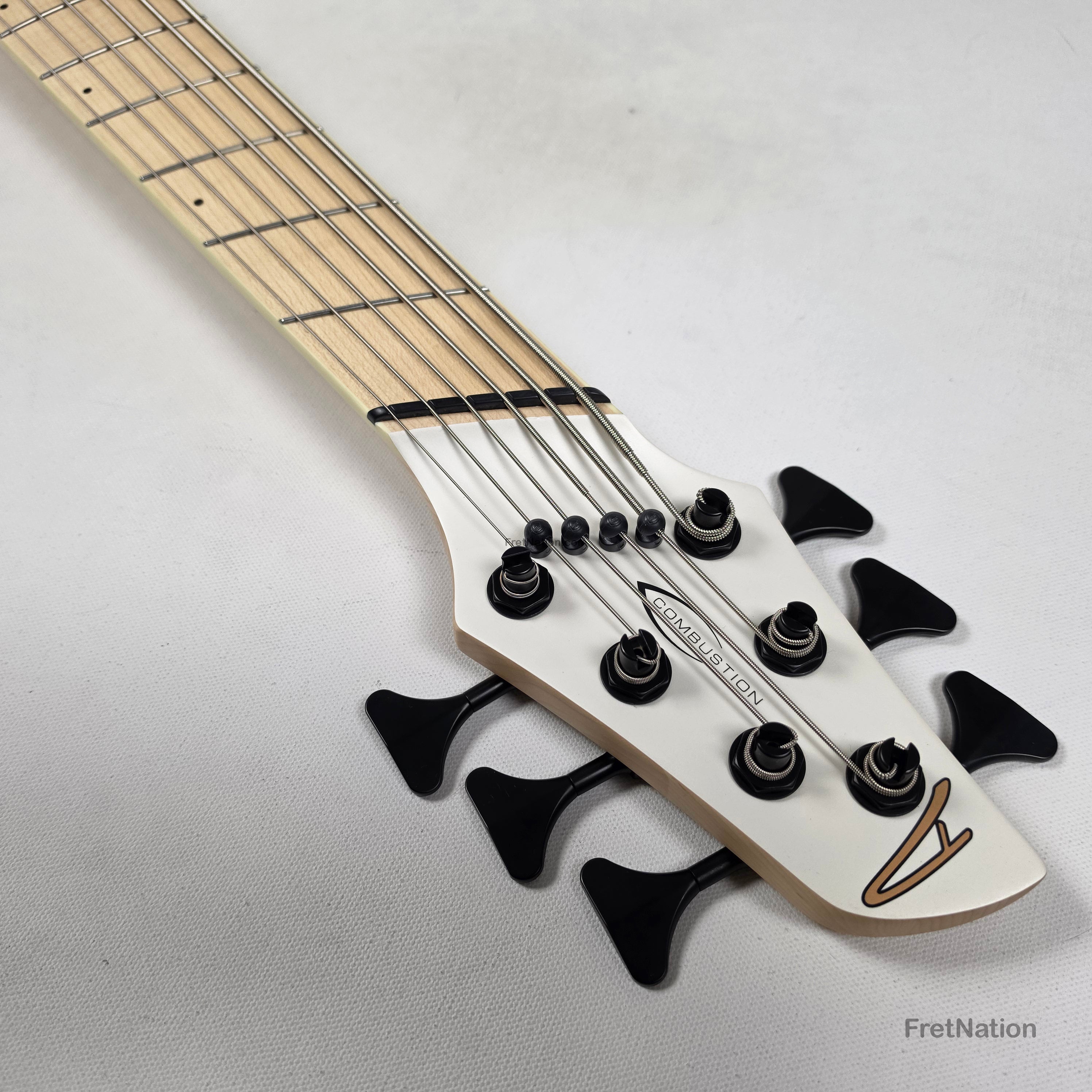 Dingwall NG3 6-String Matte Ducati White Pearl Bass w/ Bag 9.72lbs