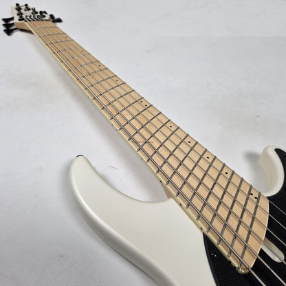 Dingwall Dingwall NG3 6-String Matte Ducati White Pearl Bass w/ Bag 9.72lbs #19965B B-Stock