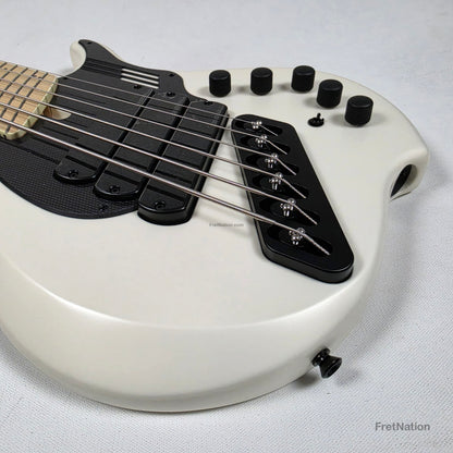 Dingwall Dingwall NG3 6-String Matte Ducati White Pearl Bass w/ Bag 9.72lbs #19965B B-Stock