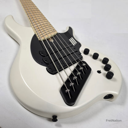 Dingwall Dingwall NG3 6-String Matte Ducati White Pearl Bass w/ Bag 9.72lbs #19965B B-Stock