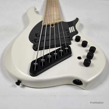 Dingwall Dingwall NG3 6-String Matte Ducati White Pearl Bass w/ Bag 9.72lbs #19965B B-Stock