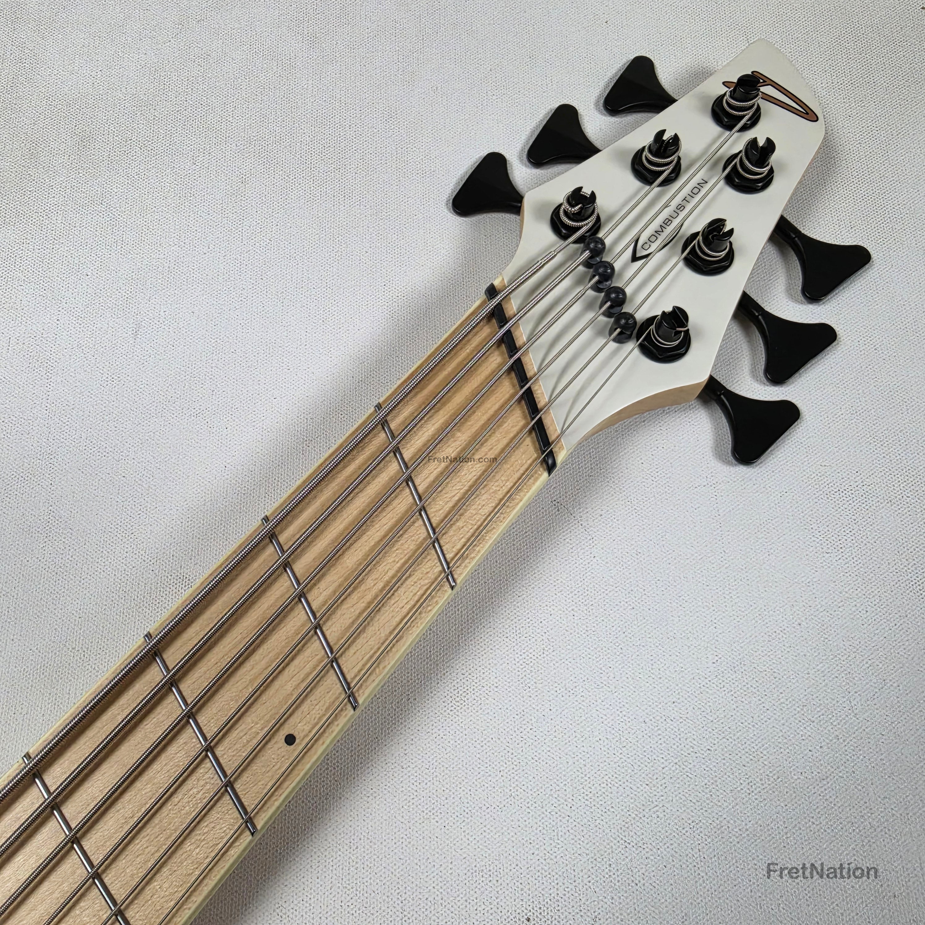 Dingwall NG3 6-String Matte Ducati White Pearl Bass w/ Bag 9.72lbs