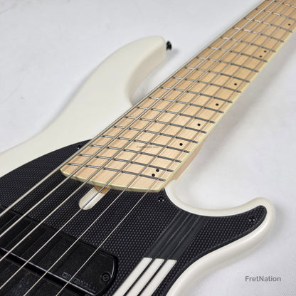 Dingwall Dingwall NG3 6-String Matte Ducati White Pearl Bass w/ Bag 9.72lbs #19965B B-Stock