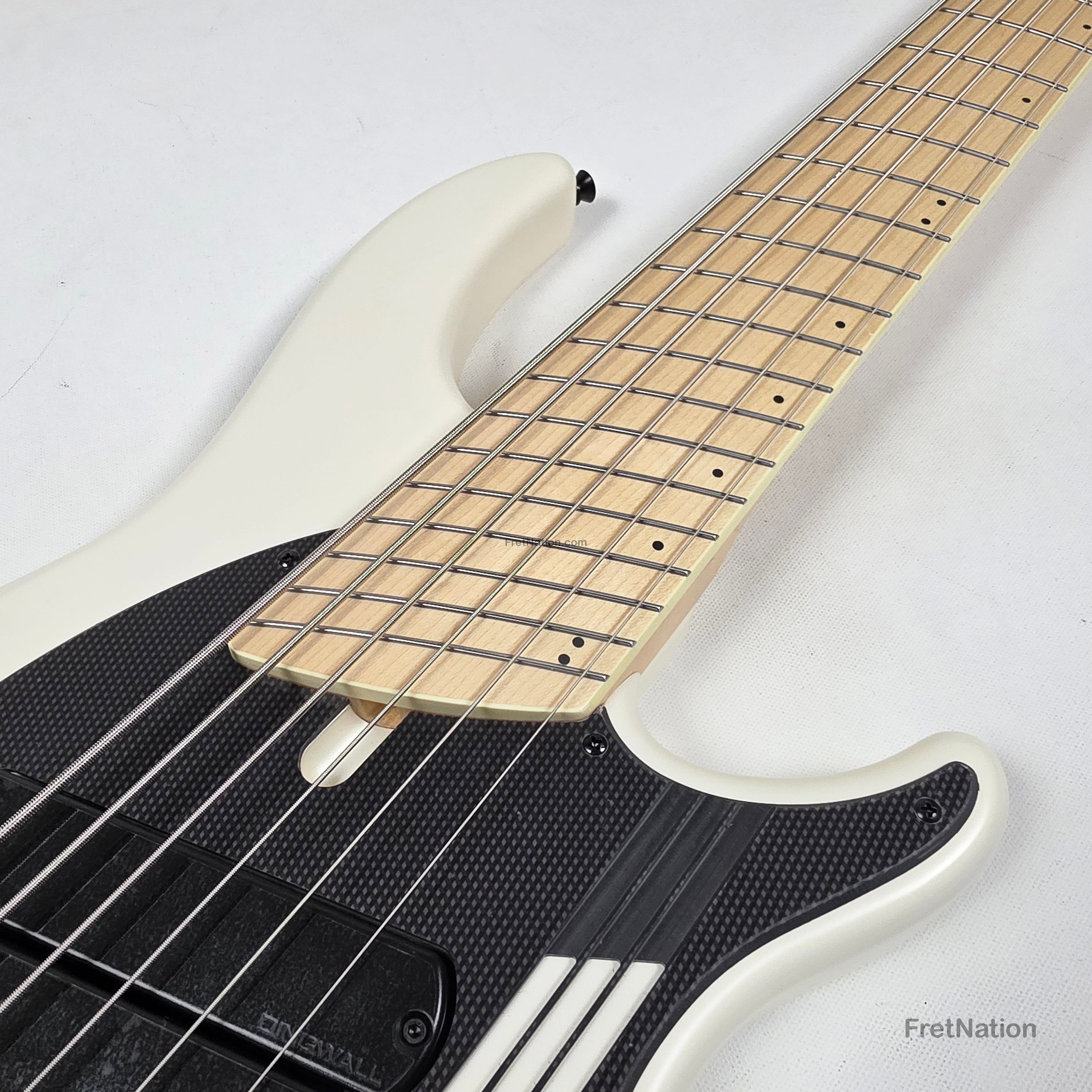 Dingwall NG3 6-String Matte Ducati White Pearl Bass w/ Bag 9.72lbs