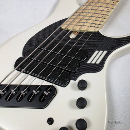 Dingwall Dingwall NG3 6-String Matte Ducati White Pearl Bass w/ Bag 9.72lbs #19965B B-Stock