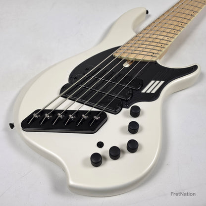 Dingwall Dingwall NG3 6-String Matte Ducati White Pearl Bass w/ Bag 9.72lbs #19965B B-Stock