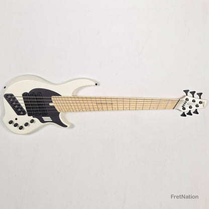 Dingwall Dingwall NG3 6-String Matte Ducati White Pearl Bass w/ Bag 9.72lbs #19965B B-Stock