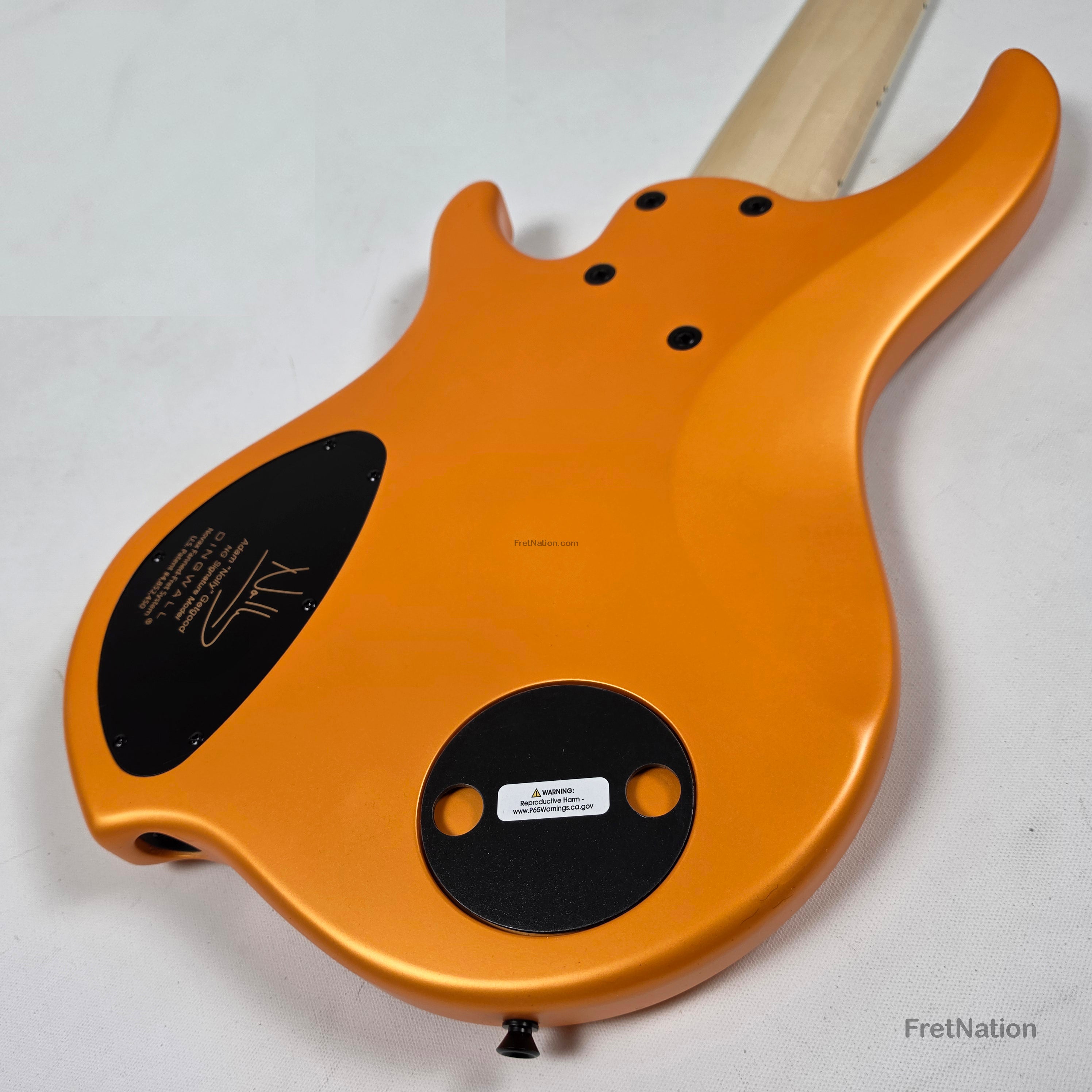 Dingwall NG3 6-String Matte Lamborghini Orange Bass w/ Bag 9.24lbs