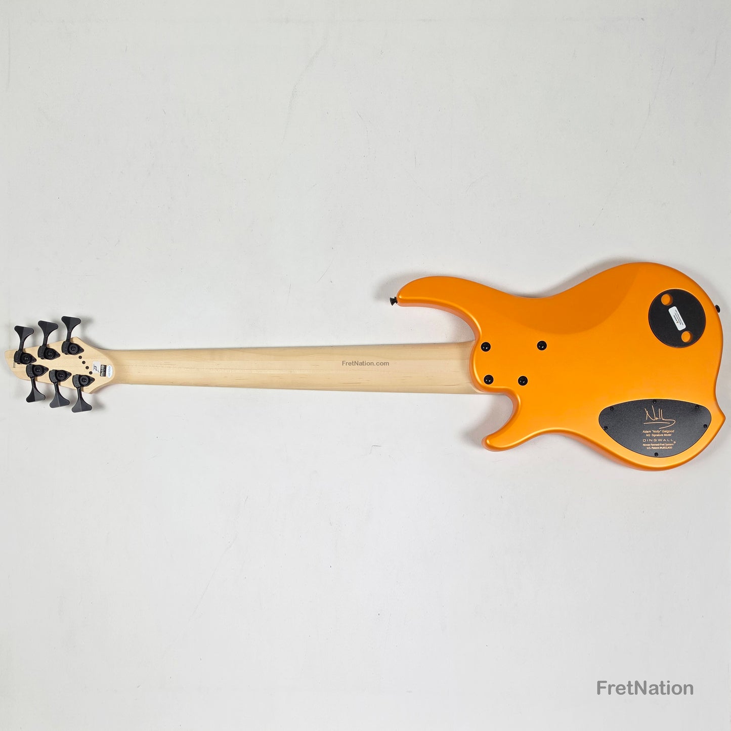 Dingwall Dingwall NG3 6-String Matte Lamborghini Orange Bass w/ Bag 9.24lbs #20917