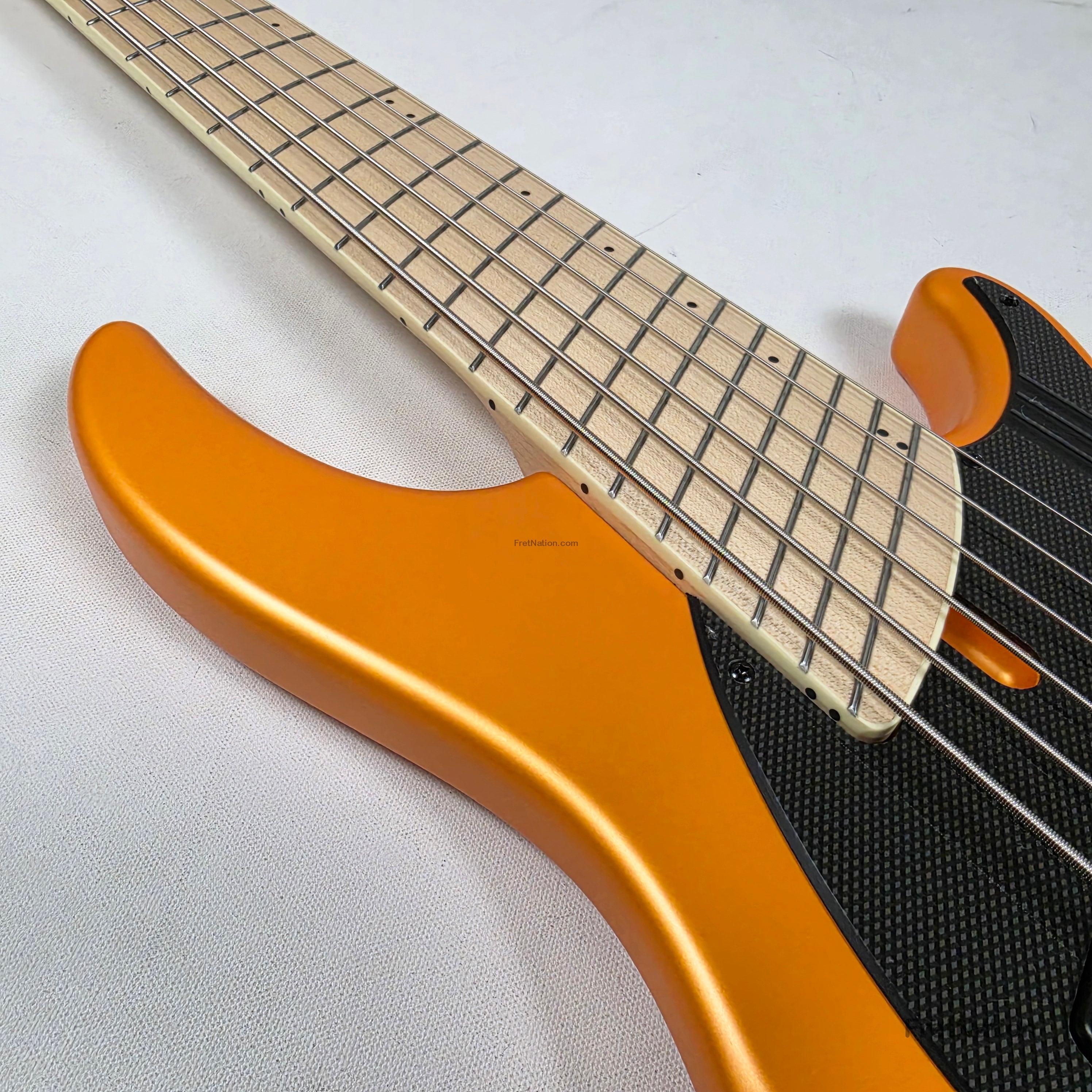 Dingwall NG3 6-String Matte Lamborghini Orange Bass w/ Bag 9.24lbs