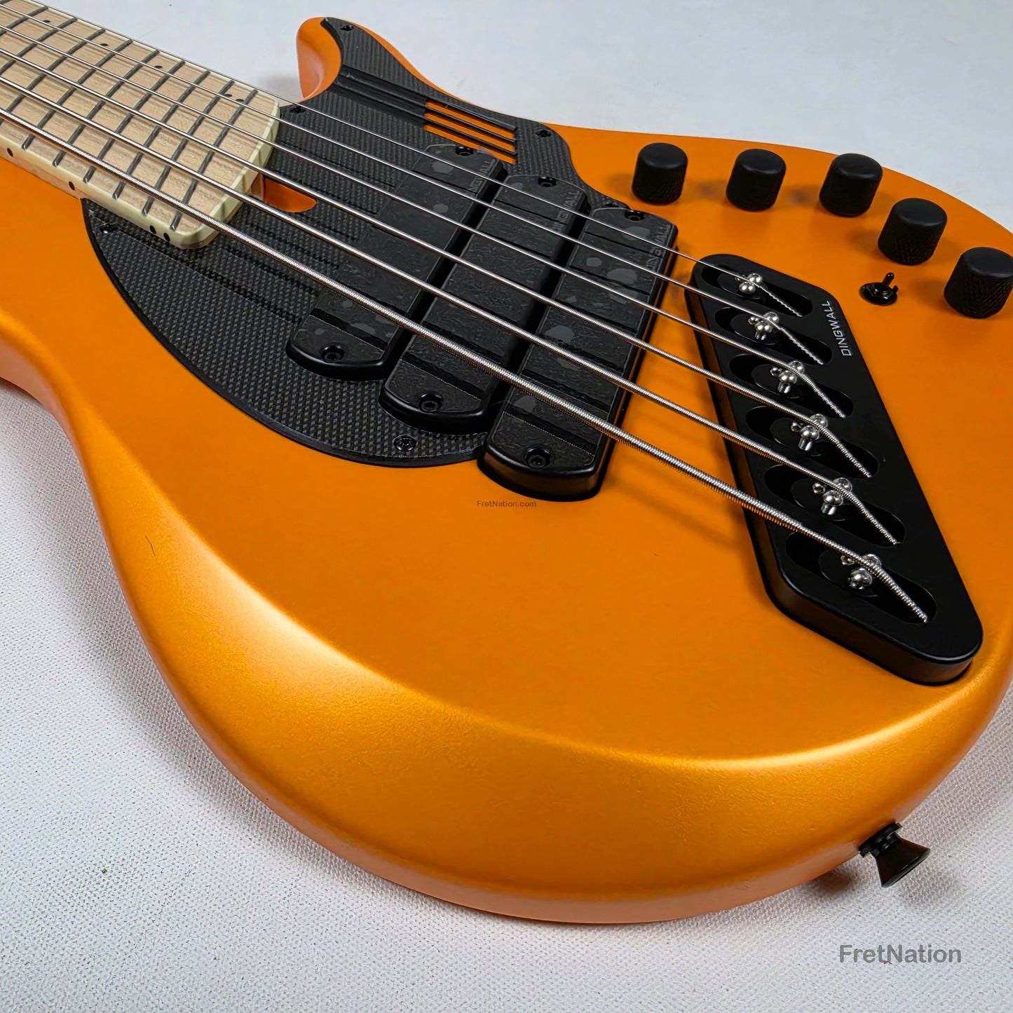 Dingwall Dingwall NG3 6-String Matte Lamborghini Orange Bass w/ Bag 9.24lbs #20917