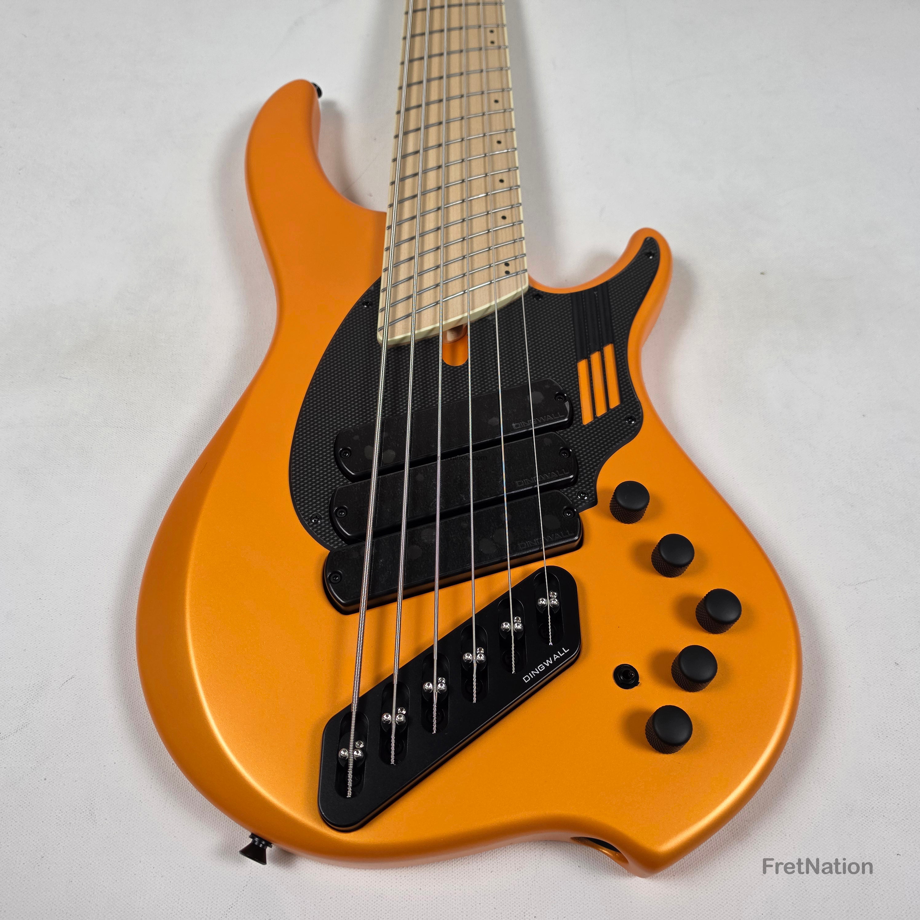 AB6IX ウジン スローガンセット Dingwall NG3 6-String Matte Lamborghini Orange Bass w/ Bag 9.24lbs