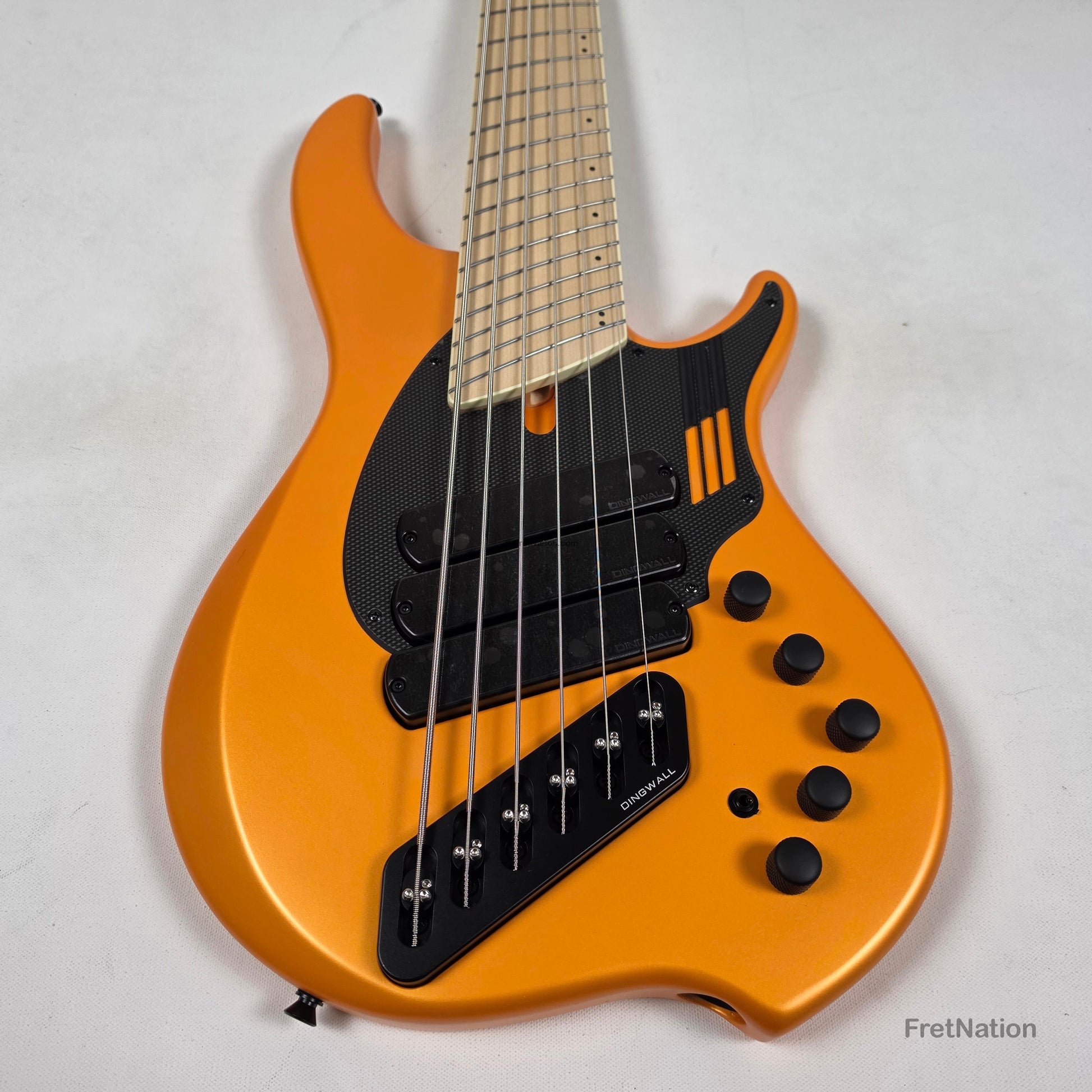 Dingwall Dingwall NG3 6-String Matte Lamborghini Orange Bass w/ Bag 9.24lbs #20917