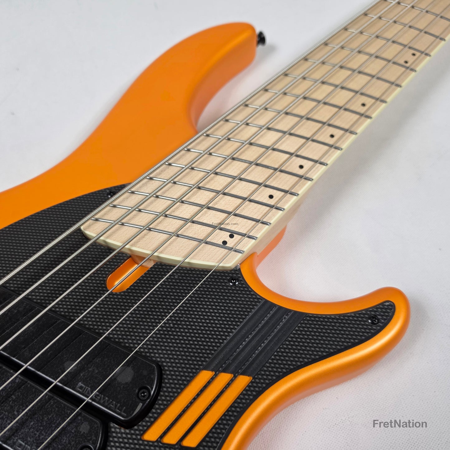 Dingwall Dingwall NG3 6-String Matte Lamborghini Orange Bass w/ Bag 9.24lbs #20917